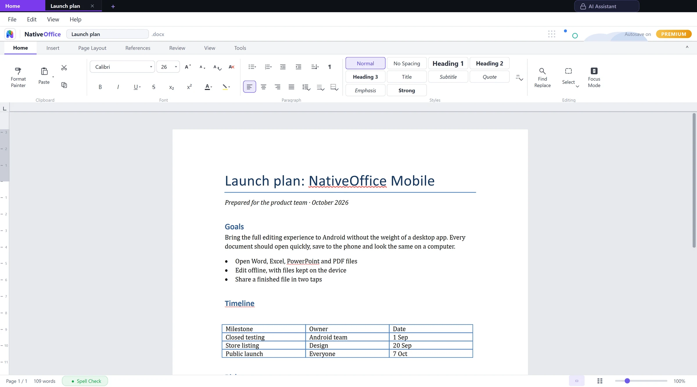 Writer with a project plan